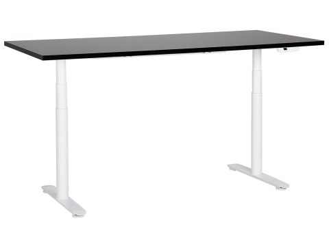 Biurko regulowane elektrycznie DESTINAS Czarny/ biały 180 cm 80 cm