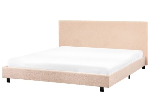 Łóżko Boucle ALBI 180 x 200 cm Beżowy
