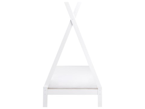 Łóżko dziecięce Tipi Drewno sosnowe DEVAY 90 x 200 cm Biały