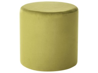 Puf LOVETT Welur Oliwkowy 47 cm 47 cm 46 cm