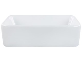 Umywalka nablatowa TRAVESIA 49 x 38 cm Ceramika Biały