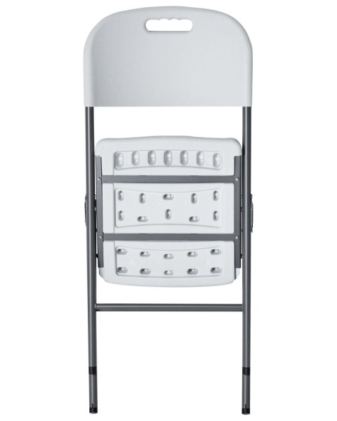 Zestaw 2 krzeseł ogrodowych CUGNOLI Składane Biały