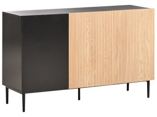 Szafka 3-drzwiowa BLYTHE Jesion naturalny Czarny