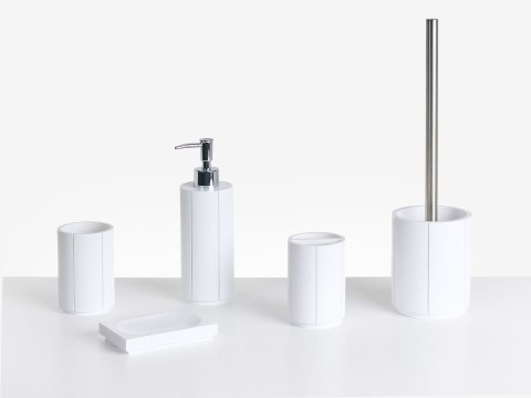 Zestaw akcesoriów łazienkowych 5 elementów HUALLAGA Biały