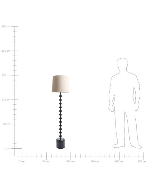 Lampa podłogowa KRIOS Metal Czarny