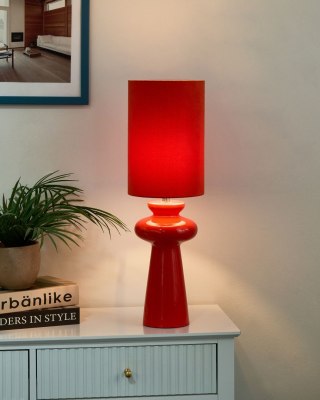 Lampa stołowa OTEROS Czerwony