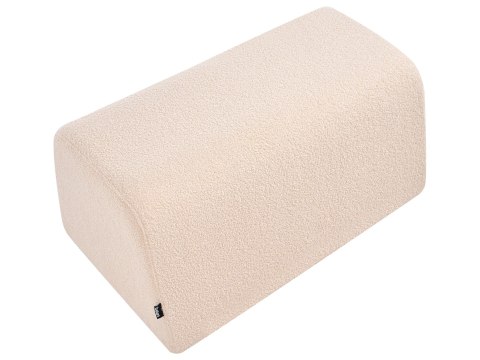 Puf SINCLAIR Boucle Beżowy 79 cm 49 cm 40 cm