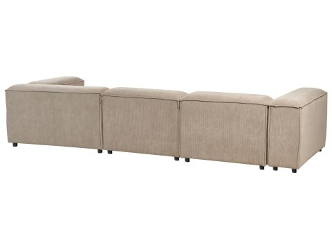 Sofa modułowa dla 3 osób ARDAL Sztruks Beżowoszary