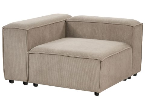 Sofa modułowa dla 3 osób ARDAL Sztruks Beżowoszary