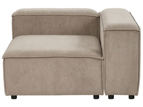 Sofa modułowa dla 3 osób ARDAL Sztruks Beżowoszary