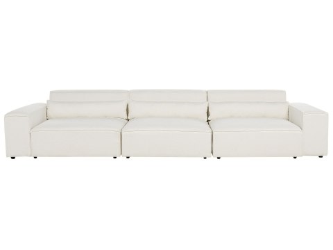 Sofa modułowa dla 3 osób HELLNAR Boucle Złamana biel