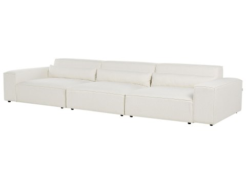 Sofa modułowa dla 3 osób HELLNAR Boucle Złamana biel