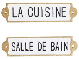 Dekoracja ścienna ISERE 6 cm Biały