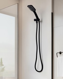 Słuchawka prysznicowa z wężem AMAJA Czarny