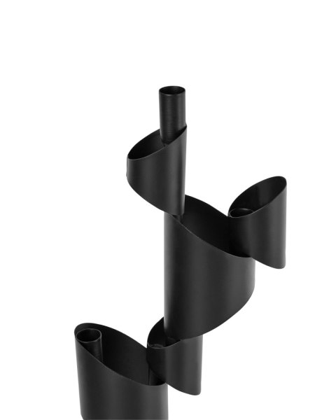 Świecznik AMILLY Metal 51 cm Czarny