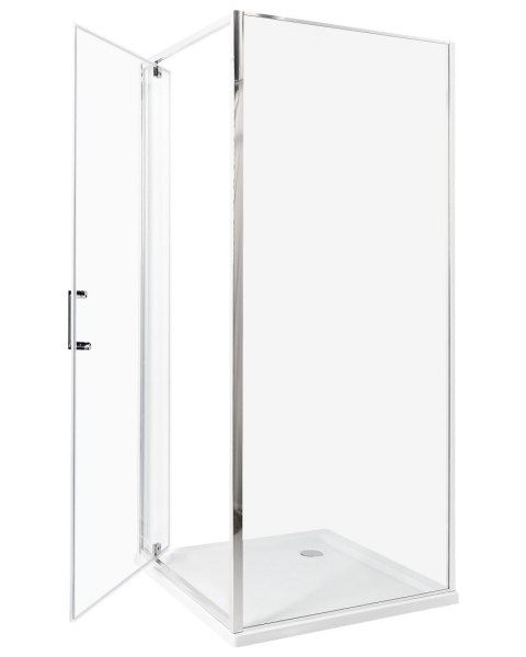 Kabina prysznicowa DARLI 80 x 80 x 185 cm Srebrny