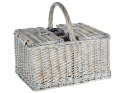 Kosz piknikowy GROSEILLE Plecionka Szary