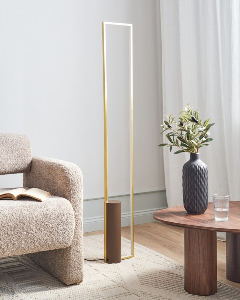 Lampa podłogowa LED PATRICIO Metal Złoty