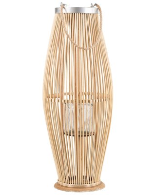 Lampion TAHITI Drewno bambusowe 72 cm Naturalny