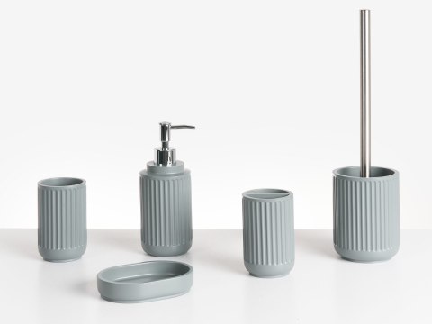 Zestaw akcesoriów łazienkowych 5 elementów HUARMEY Jasnoszary