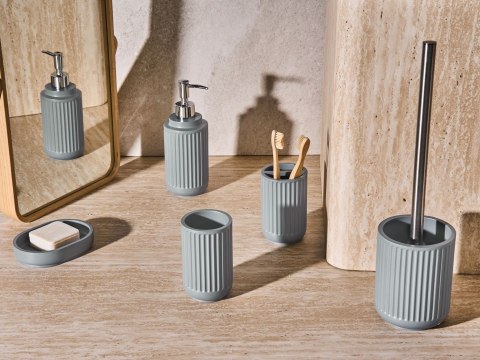 Zestaw akcesoriów łazienkowych 5 elementów HUARMEY Jasnoszary