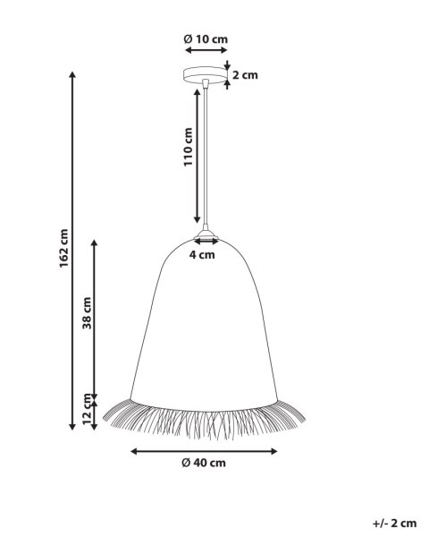 Lampa wisząca ARYS Hiacynt wodny Naturalny