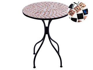 Stolik bistro CARPINO 60 cm 60 cm Czarny