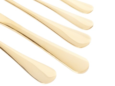 Zestaw sztućców 30 elementów FUSILLI Złoty