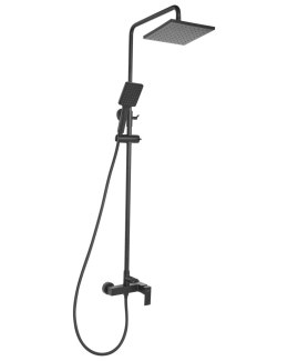 Kolumna prysznicowa z deszczownicą CATAGENA Czarny