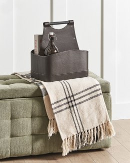 Kosz URUK Ekoskóra Ciemnobrązowy