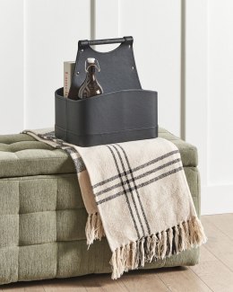 Kosz URUK Ekoskóra Grafitowy