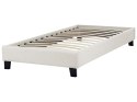 Łóżko bez zagłówka ROANNE 90 x 200 cm Jasnobeżowy