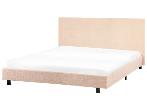 Łóżko wodne Boucle ALBI 160 x 200 cm Beżowy