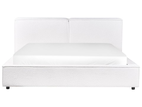Łóżko wodne Boucle LINARDS 160 x 200 cm Biały