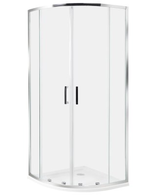 Kabina prysznicowa JUKATAN 80 x 80 x 185 cm Srebrny