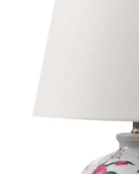 Lampa stołowa FEBROS Porcelana Biały
