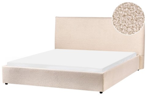 Łóżko wodne Boucle LAVAUR 160 x 200 cm Beżowy