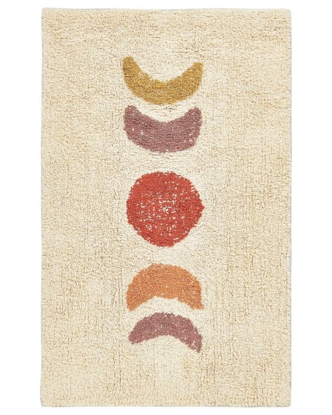 Dywanik łazienkowy ESME Beżowy 50 x 80 cm Bawełna