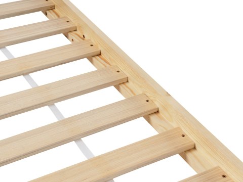 Łóżko dziecięce Tipi Drewno sosnowe DEVAY 90 x 200 cm Jasnobrązowy