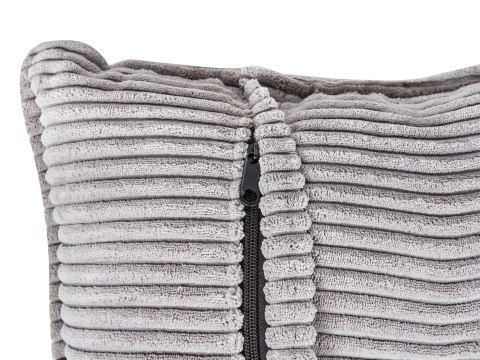 Narożnik dla 3 osób DOLVA Sztruks Jasnoszary Prawostronny