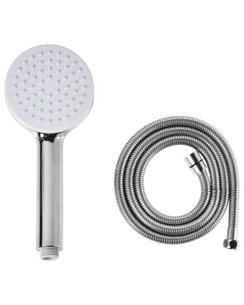 Słuchawka prysznicowa z wężem AYPATE Srebrny