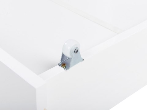 Zestaw 2 szuflad pod łóżko Drewno sosnowe CRONAT Biały