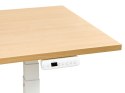 Biurko regulowane elektrycznie DESTINES Jasny brąz/ biały 120 cm 60 cm