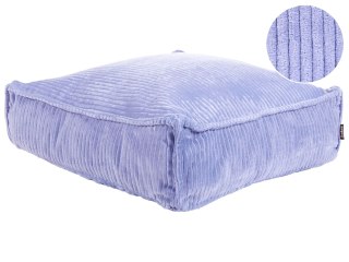 Puf ALLOZAI Welur Jasnofioletowy 55 cm 55 cm 20 cm