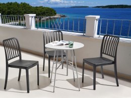 Stolik bistro TALTAL 64 cm 64 cm Metal Szary