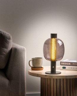 Bezprzewodowa lampa stołowa LED PULANGI Ze ściemniaczem Metal Czarny