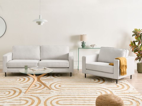 Komplet wypoczynkowy dla 4 osób SAVALEN Złamana biel