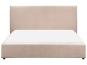 Łóżko wodne Boucle LAVAUR 160 x 200 cm Beżowoszary