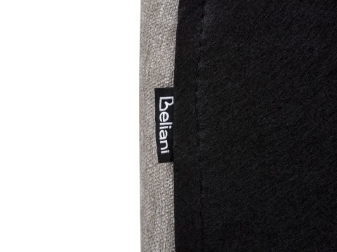 Łóżko wodne Len syntetyczny LAVARDENS 160 x 200 cm Beżowoszary