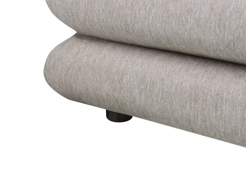 Łóżko wodne Len syntetyczny LAVARDENS 160 x 200 cm Beżowoszary